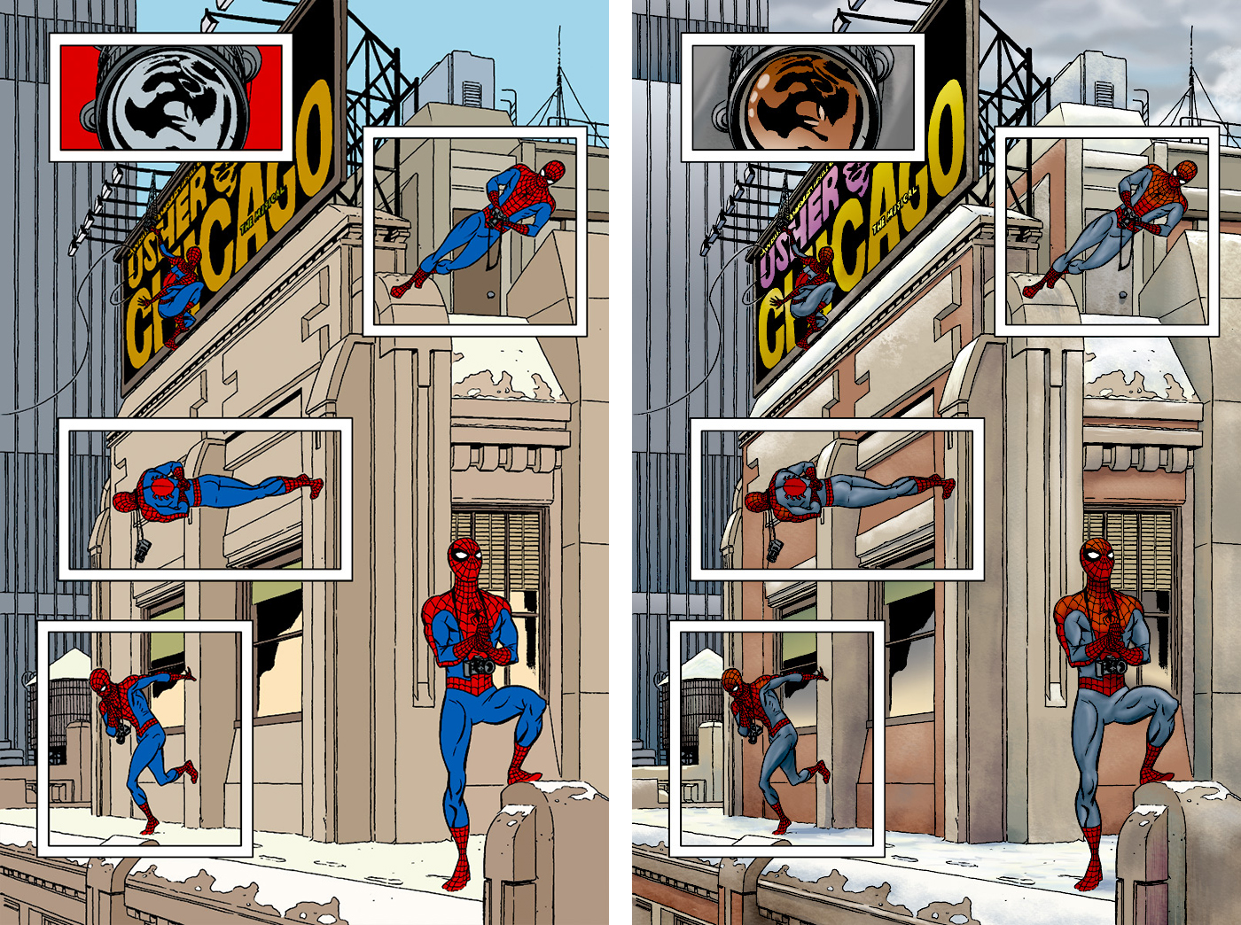 SPIDERMAN flat color / finished